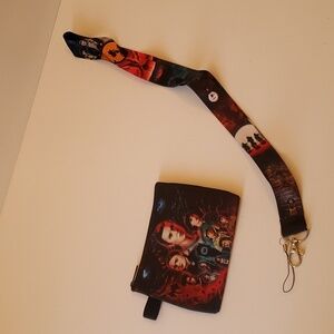 Stranger Things TV Show Coin Purse & Lanyard New